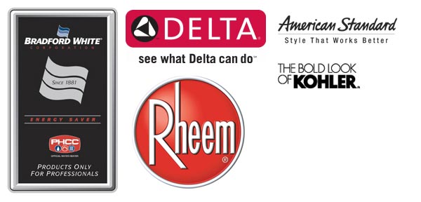 Quality Companies: Bradford White, Delta, Rheem, American Standard, and Kolher